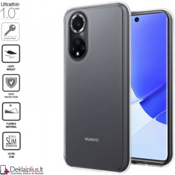 Silikoninis dėklas 1.0 mm storio - permatomas (Huawei Nova 9/Honor 50)